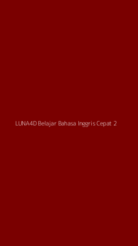Tampilan Antarmuka Aplikasi Luna4d Belajar Bahasa Inggris Cepat - 2