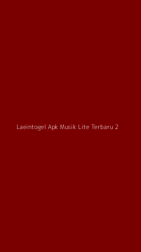Tampilan Antarmuka Aplikasi Laeintogel Apk Musik Lite Terbaru - 2