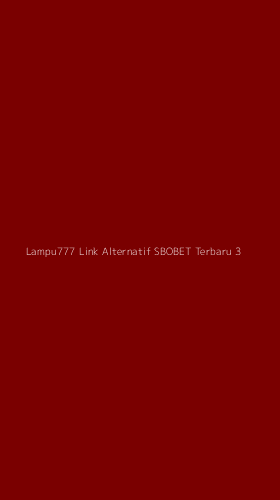 Tampilan Antarmuka Aplikasi Lampu777 Link Alternatif Sbobet Terbaru - 3