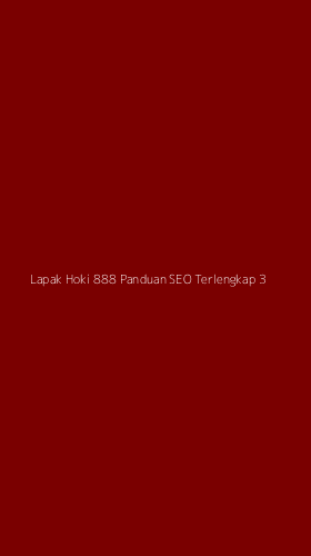 Tampilan Antarmuka Aplikasi Lapak Hoki 888 Panduan Seo Terlengkap - 3