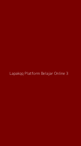 Tampilan Antarmuka Aplikasi Lapakqq Platform Belajar Online - 3