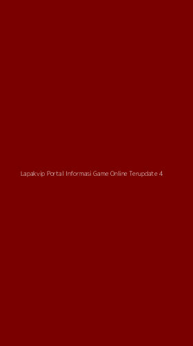 Tampilan Antarmuka Aplikasi Lapakvip Portal Informasi Game Online Terupdate - 4