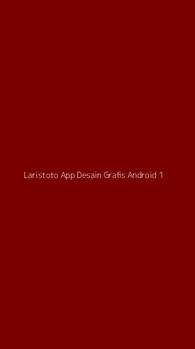 Tampilan Antarmuka Aplikasi Laristoto App Desain Grafis Android - 1