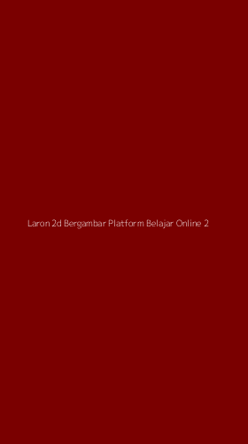 Tampilan Antarmuka Aplikasi Laron 2d Bergambar Platform Belajar Online - 2