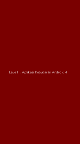 Tampilan Antarmuka Aplikasi Lave Hk Aplikasi Kebugaran Android - 4