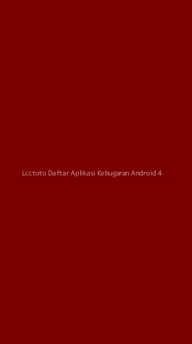 Tampilan Antarmuka Aplikasi Lcctoto Daftar Aplikasi Kebugaran Android - 4