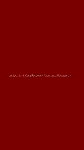 Tampilan Antarmuka Aplikasi Lcctoto Link Cara Recovery Akun Lupa Password - 4