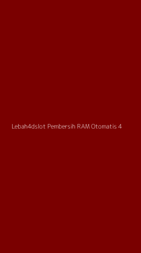 Tampilan Antarmuka Aplikasi Lebah4dslot Pembersih Ram Otomatis - 4