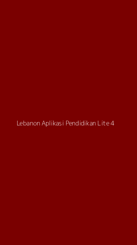 Tampilan Antarmuka Aplikasi Lebanon Aplikasi Pendidikan Lite - 4
