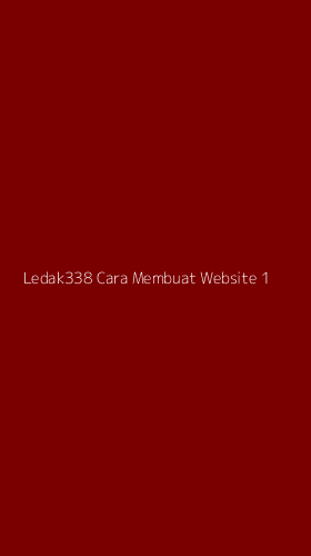 Tampilan Antarmuka Aplikasi Ledak338 Cara Membuat Website - 1