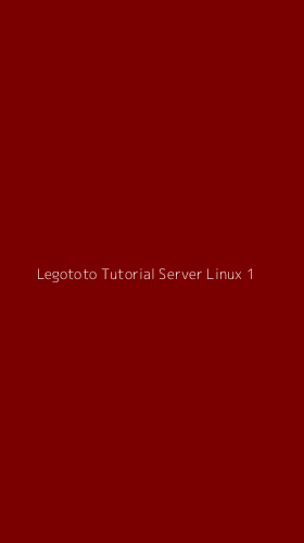 Tampilan Antarmuka Aplikasi Legototo Tutorial Server Linux - 1