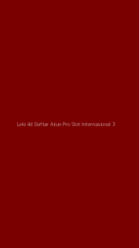 Tampilan Antarmuka Aplikasi Lele 4d Daftar Akun Pro Slot Internasional - 3
