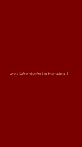 Tampilan Antarmuka Aplikasi Lele4d Daftar Akun Pro Slot Internasional - 3