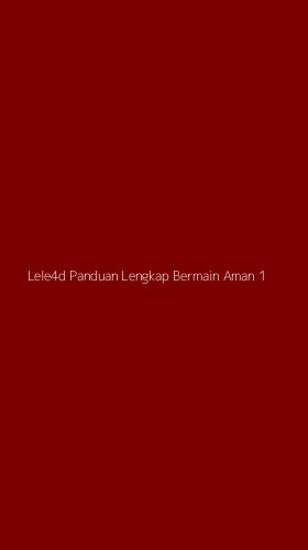 Tampilan Antarmuka Aplikasi Lele4d Panduan Lengkap Bermain Aman - 1