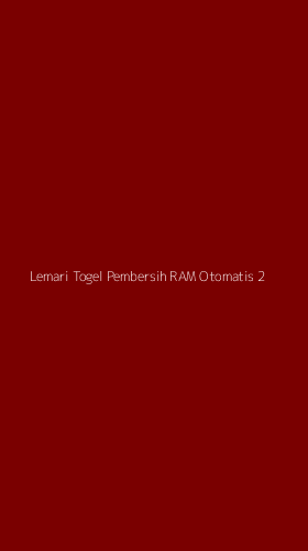Tampilan Antarmuka Aplikasi Lemari Togel Pembersih Ram Otomatis - 2