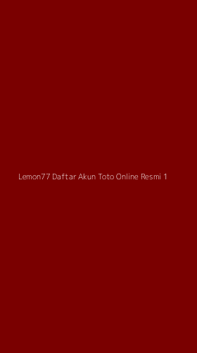 Tampilan Antarmuka Aplikasi Lemon77 Daftar Akun Toto Online Resmi - 1