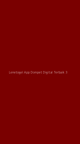 Tampilan Antarmuka Aplikasi Lenetogel App Dompet Digital Terbaik - 3