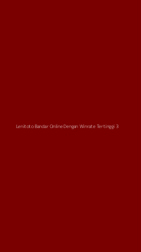 Tampilan Antarmuka Aplikasi Lenitoto Bandar Online Dengan Winrate Tertinggi - 3