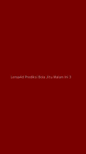 Tampilan Antarmuka Aplikasi Lensa4d Prediksi Bola Jitu Malam Ini - 3