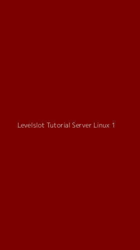 Tampilan Antarmuka Aplikasi Levelslot Tutorial Server Linux - 1