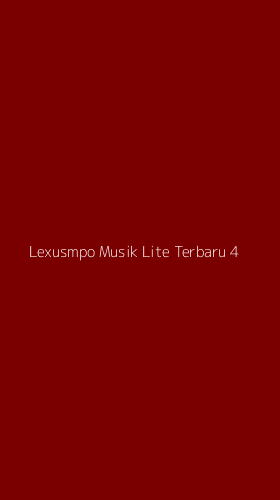 Tampilan Antarmuka Aplikasi Lexusmpo Musik Lite Terbaru - 4