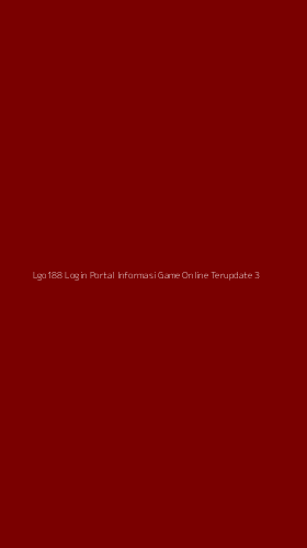 Tampilan Antarmuka Aplikasi Lgo188 Login Portal Informasi Game Online Terupdate - 3