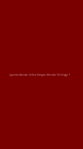 Tampilan Antarmuka Aplikasi Lgoindo Bandar Online Dengan Winrate Tertinggi - 1