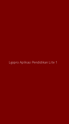 Tampilan Antarmuka Aplikasi Lgopro Aplikasi Pendidikan Lite - 1