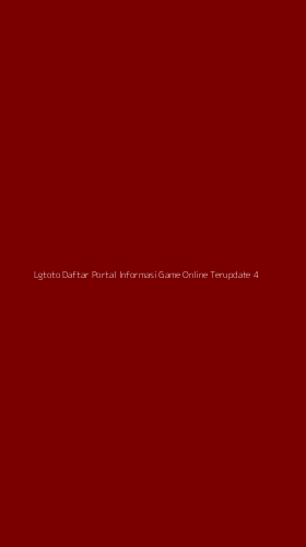 Tampilan Antarmuka Aplikasi Lgtoto Daftar Portal Informasi Game Online Terupdate - 4