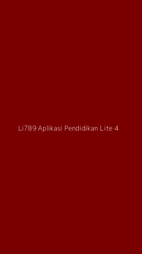 Tampilan Antarmuka Aplikasi Li789 Aplikasi Pendidikan Lite - 4