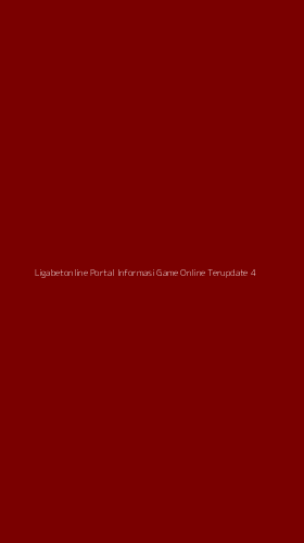 Tampilan Antarmuka Aplikasi Ligabetonline Portal Informasi Game Online Terupdate - 4