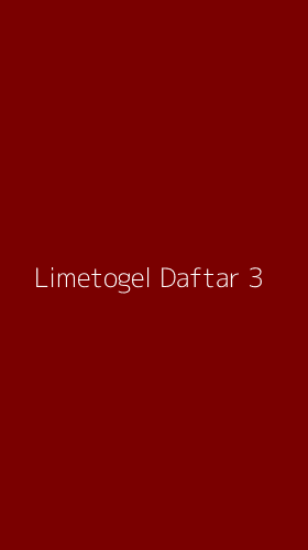 Tampilan Antarmuka Aplikasi Limetogel Daftar - 3