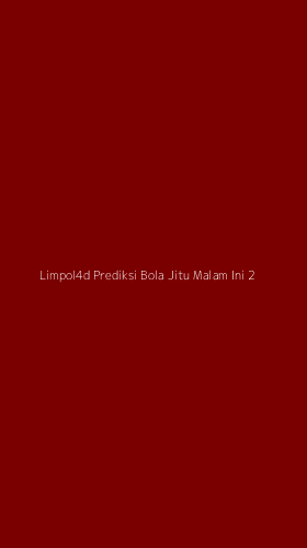 Tampilan Antarmuka Aplikasi Limpol4d Prediksi Bola Jitu Malam Ini - 2