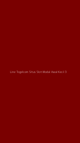 Tampilan Antarmuka Aplikasi Line Togelcom Situs Slot Modal Awal Kecil - 3