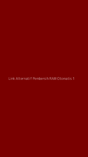 Tampilan Antarmuka Aplikasi Link Alternatif Pembersih Ram Otomatis - 1