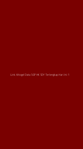 Tampilan Antarmuka Aplikasi Link Altogel Data Sgp Hk Sdy Terlengkap Hari Ini - 1