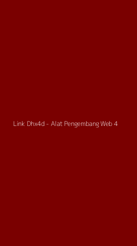 Tampilan Antarmuka Aplikasi Link Dhx4d - Alat Pengembang Web - 4