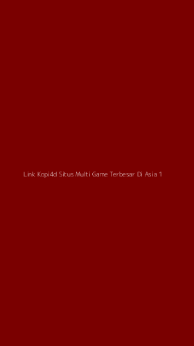 Tampilan Antarmuka Aplikasi Link Kopi4d Situs Multi Game Terbesar Di Asia - 1