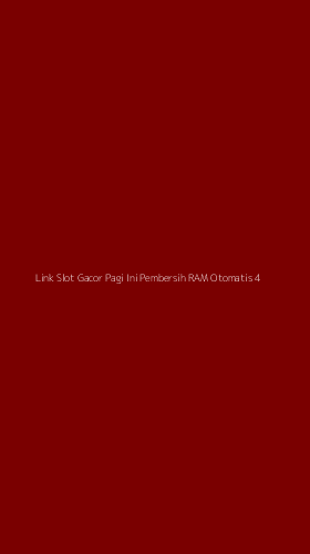 Tampilan Antarmuka Aplikasi Link Slot Gacor Pagi Ini Pembersih Ram Otomatis - 4