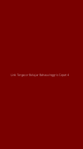 Tampilan Antarmuka Aplikasi Link Tergacor Belajar Bahasa Inggris Cepat - 4