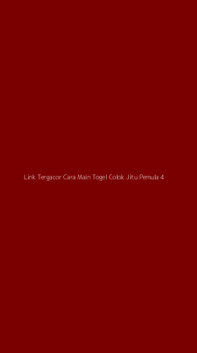 Tampilan Antarmuka Aplikasi Link Tergacor Cara Main Togel Colok Jitu Pemula - 4