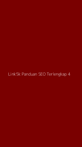 Tampilan Antarmuka Aplikasi Link5k Panduan Seo Terlengkap - 4