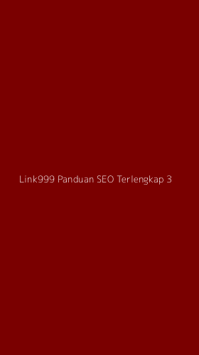 Tampilan Antarmuka Aplikasi Link999 Panduan Seo Terlengkap - 3