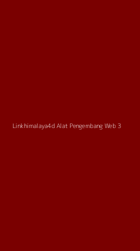 Tampilan Antarmuka Aplikasi Linkhimalaya4d Alat Pengembang Web - 3
