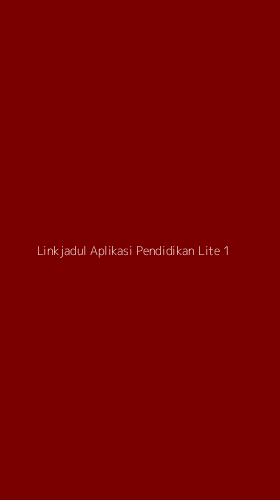 Tampilan Antarmuka Aplikasi Linkjadul Aplikasi Pendidikan Lite - 1