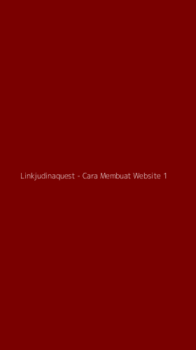 Tampilan Antarmuka Aplikasi Linkjudinaquest - 1