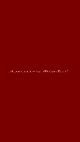 Tampilan Antarmuka Aplikasi Linktogel Cara Download Apk Game Resmi - 1