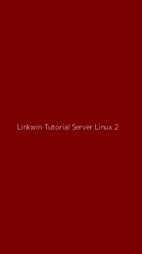 Tampilan Antarmuka Aplikasi Linkwin Tutorial Server Linux - 2