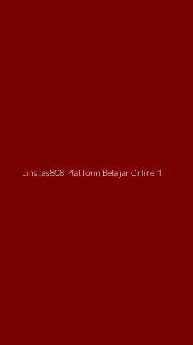 Tampilan Antarmuka Aplikasi Linstas808 Platform Belajar Online - 1
