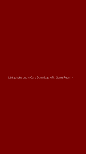 Tampilan Antarmuka Aplikasi Lintastoto Login Cara Download Apk Game Resmi - 4